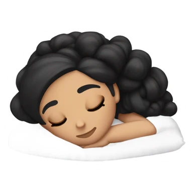 Ariana Grande sleeping with hair black sticker