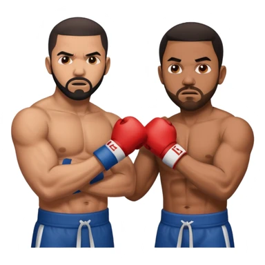 Drake and Kendrick Lamar fighting sticker