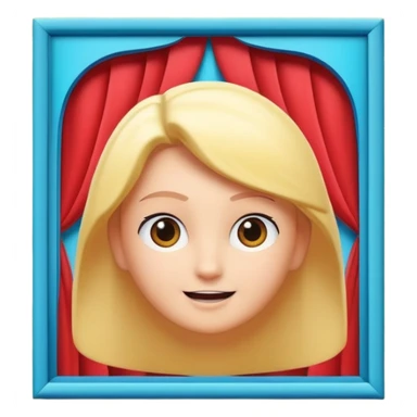 A 3D cartoon movie advertisement poster hanging on a wall, colorful cinematic design, visible border, flat lighting, Memoji-style. sticker