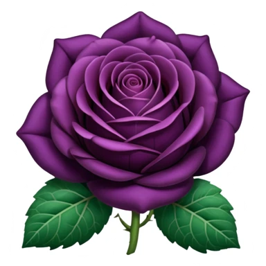 Aubergine rose  sticker