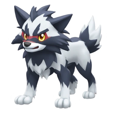  Incineroar Zoroark Lycanroc Fakemon sticker