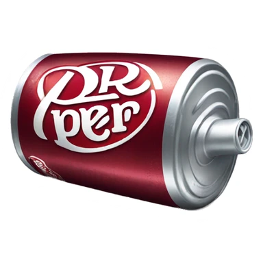 dr pepper soda can sticker