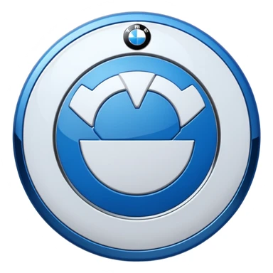 Bmw real logo sticker