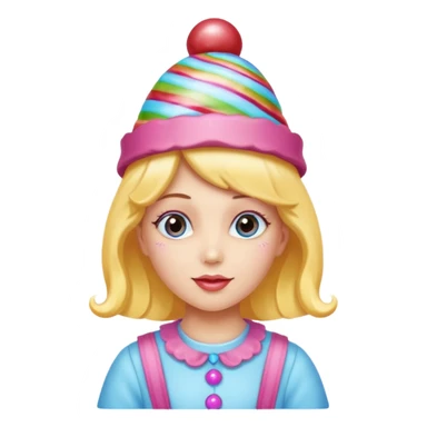 candy hatted girl from candyland sticker