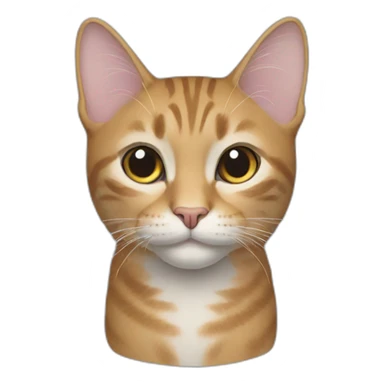 top-modèle-cat sticker