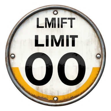 tempo 30 verkehrsschild auf strasse sticker