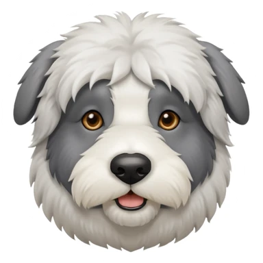 Perro viejo pastor inglés sticker