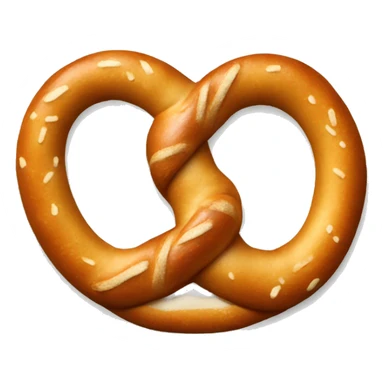 pretzel made of logic sticker