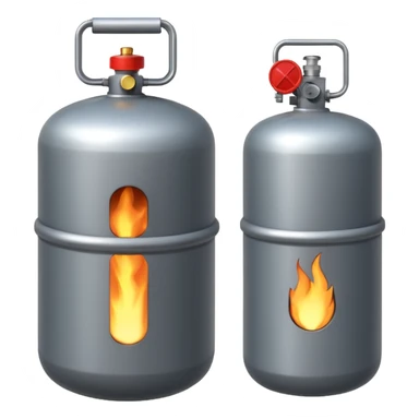 Gas Cylinder sticker