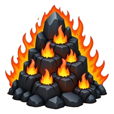 black stone lava sticker