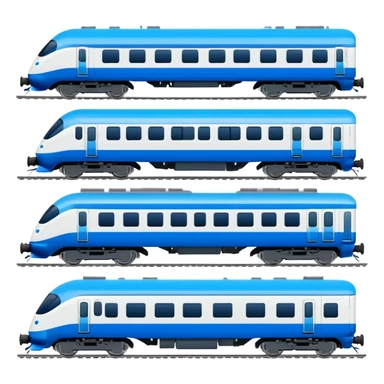 Qinghai-Tibet Railway train, simplified cute emoji style, cartoon modern Chinese train, bold colors sticker