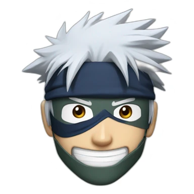 Kakashi hatake happy sticker