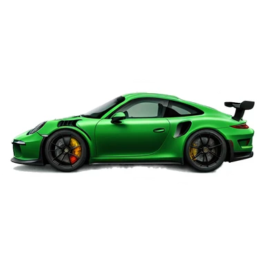 Dark green Porsche gt3 rs sticker