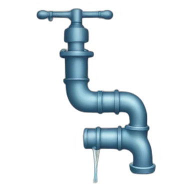 Pipe water leak sticker