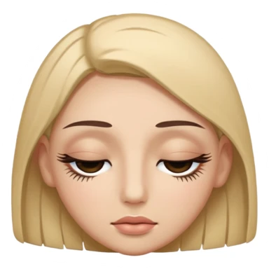 👁️ give me a version of the eye emoji at the begining of this prompt, but the eye is closed
the 4th thing you generated in the most recent generation... yes that is an example of a human face with eyes closed now give me a single eye that is closed as an emoji

 sticker