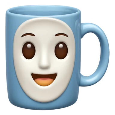 Realistic coffee mug sticker