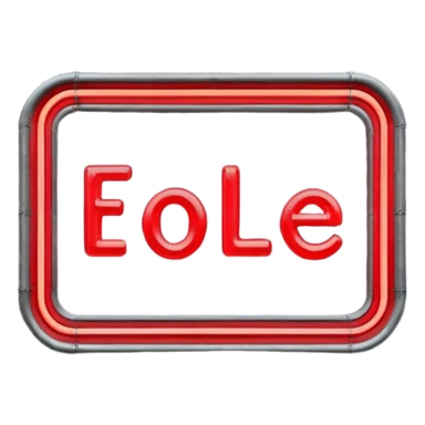 Minimalist emoji-style sticker of a flickering neon sign “HELLWOOD”, cracked letters, some missing, grayscale tubes with only faint glow in faded red

 sticker