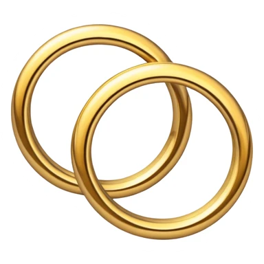 I want two rings intertwined emoji sticker