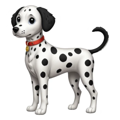 Dalmation whole body sticker