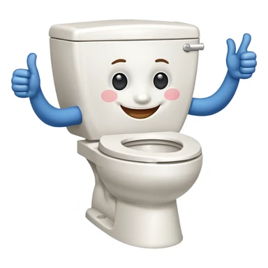 thumbs up skibidi toilet sticker
