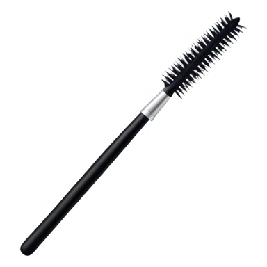 black mascara wand sticker