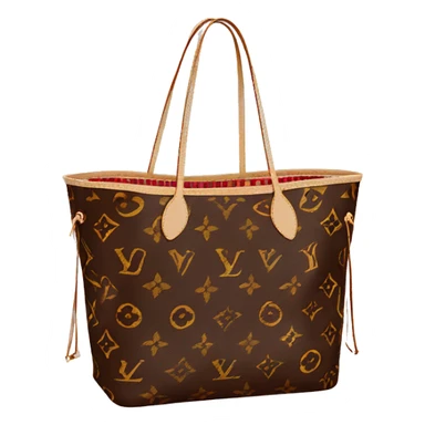 Luis Vuitton neverfull tote bag  sticker