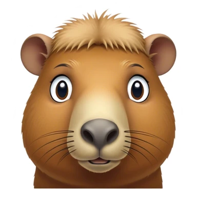 Cinematic Noble Capybara Portrait Emoji, Poised and serene, with a robust, rounded build covered in soft, earthy fur and gentle, wise eyes, Simplified yet sharp and sophisticated features, highly detailed, glowing with a warm, natural glow, high shine, intelligent and calm, stylized with an air of understated authority, focused and attentive, soft glowing outline, capturing the essence of a watchful and confident guardian that feels as though it could step out of the screen with effortless authority! sticker
