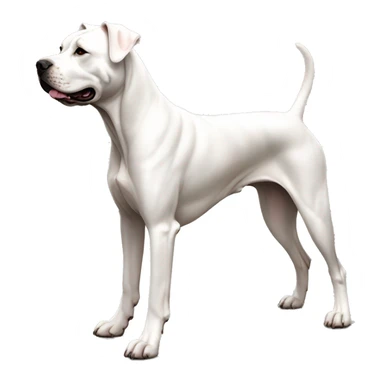 Dogo Argentino Dog Breed Full Body sticker