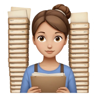 one photo with bun like catalog cards from delivery  sticker