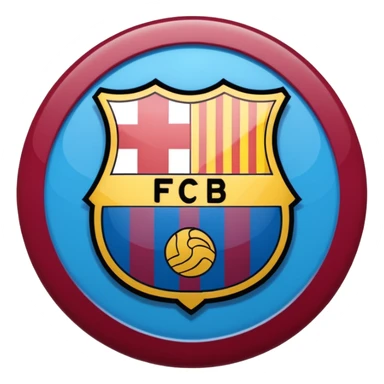 Logotipo de fc barcelona sticker