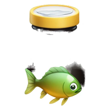 Dark glass bottle with fish oil sticker