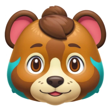 Animal crossing character sticker