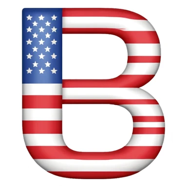 LETTER C USA  sticker