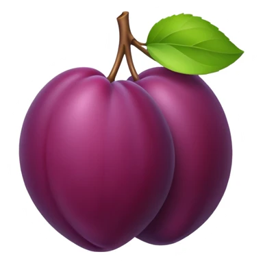 Plum sticker