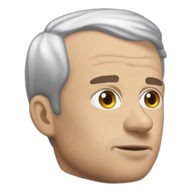 Emanuel Macron qui est entrain de dormir sticker