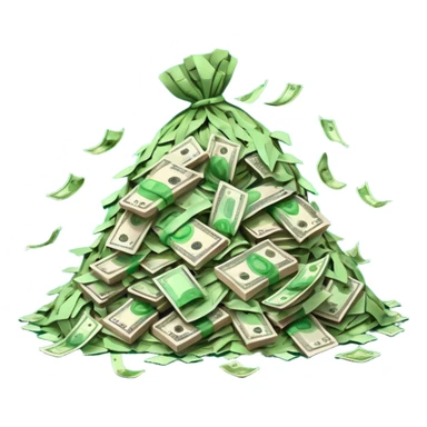 Shreading money sticker