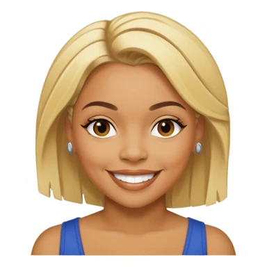 Tionne T-Boz Watkins with blonde hair  sticker