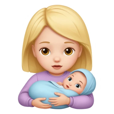 newborn baby girl sticker