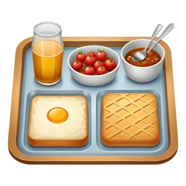 rectangle tray meal sticker