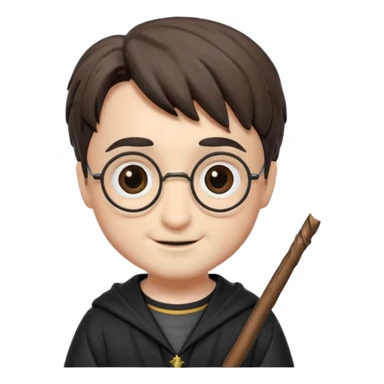 harry potter happy face funko pop style cute sticker