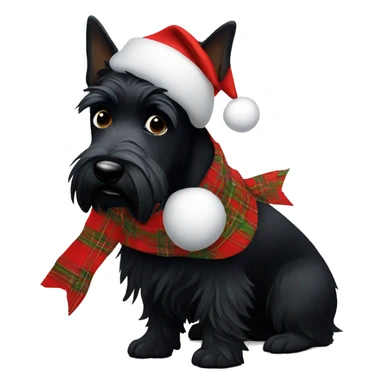 Scottie Christmas  sticker
