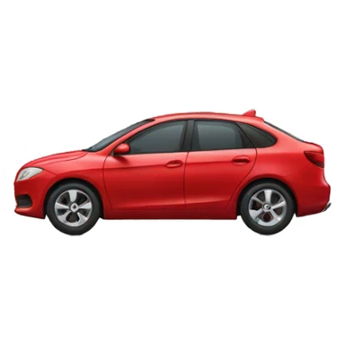 Car with Number 95 in red colour sticker