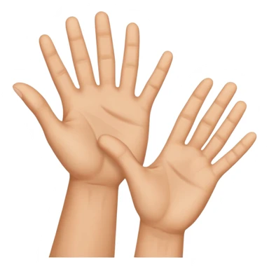 6 7 an hands moving sticker