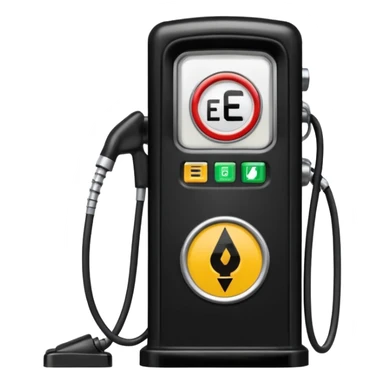 quick gas pump vs. slow EV plug. sticker