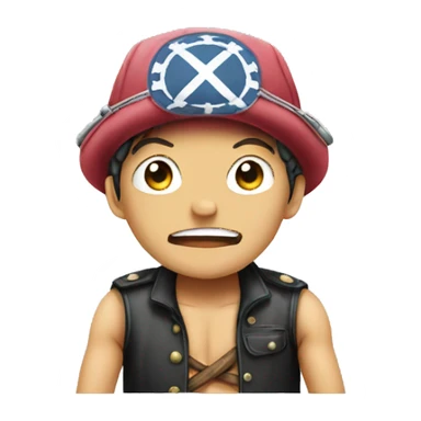 chopper one piece sticker