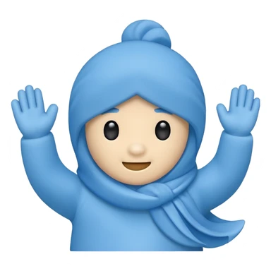 Un huggy wuggy saludando sticker