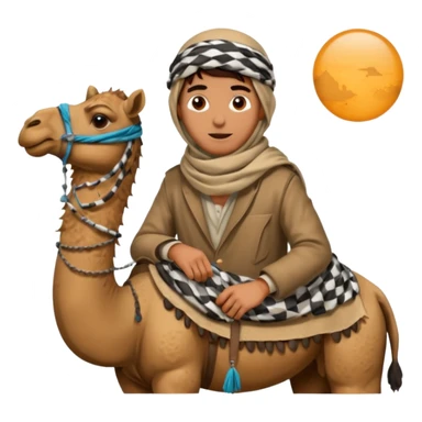 Desert Nomad Traveler sticker