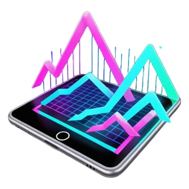 Holographic graphs and charts sticker