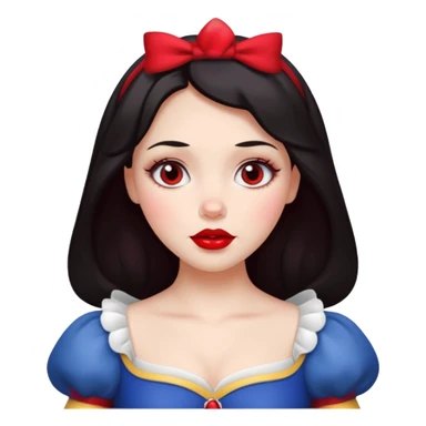 Snow white sticker