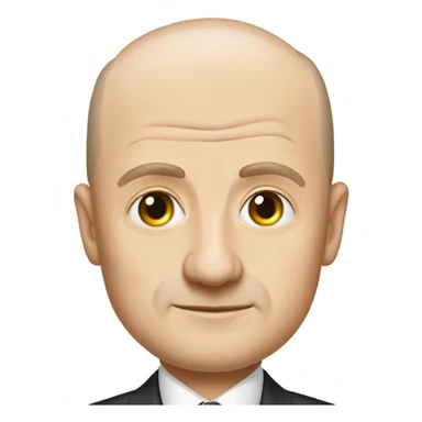 Anton Siluanov Russian Finance Minister bald in formal suit sticker